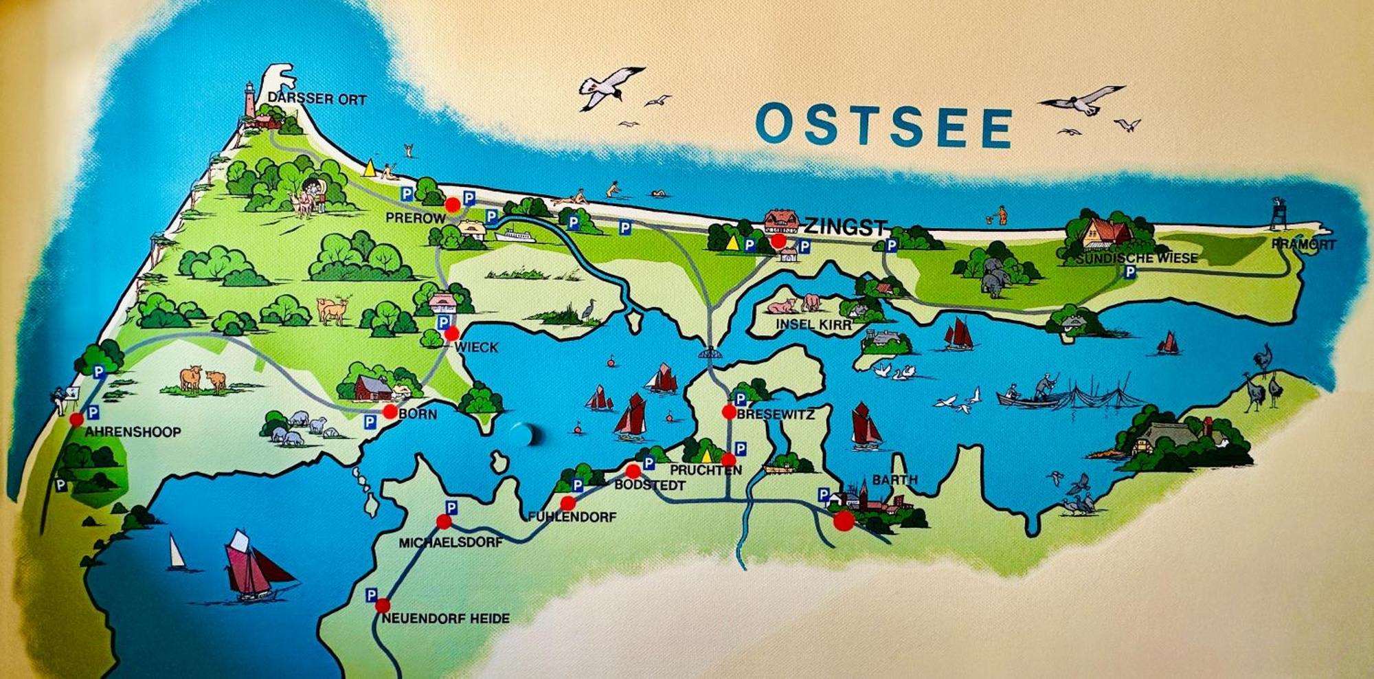 Hotel Gode Tied Zingst Esterno foto